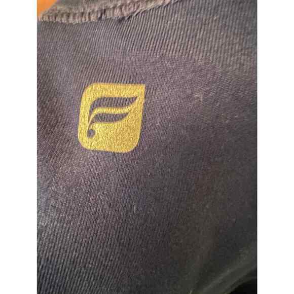 Fabletics Blue Leggings w/floral design Size Large - Picture 6 of 8